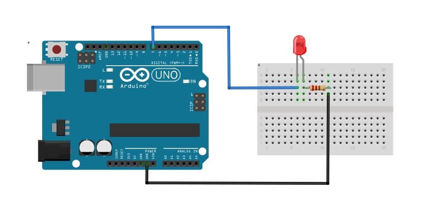 Blinking an LED with Arduino
